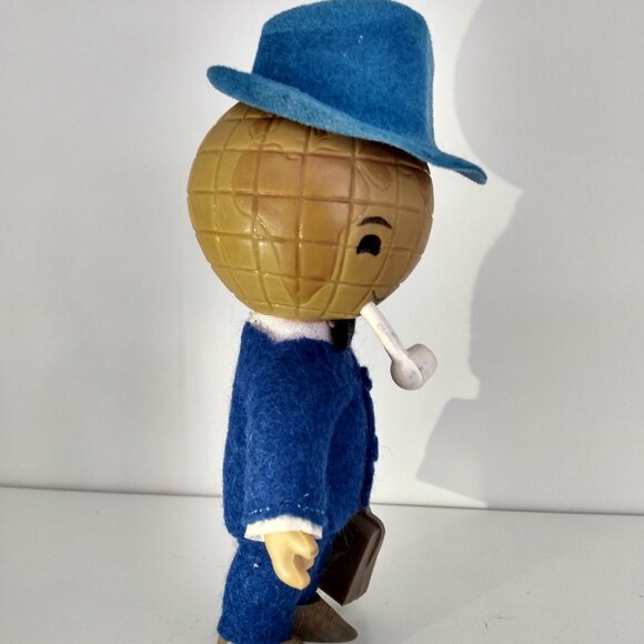 Vintage German Trade Fair Mascot Doll Globe Head Leipziger Messe - Picture 7 of 8